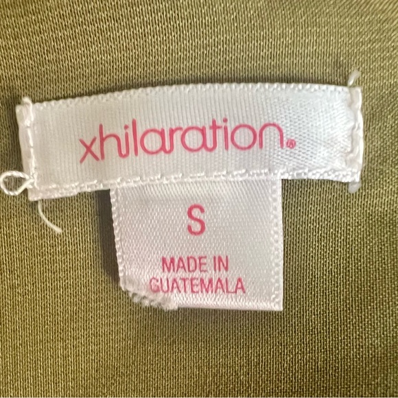 XHILARATION Green Silk Romper - Picture 7 of 11